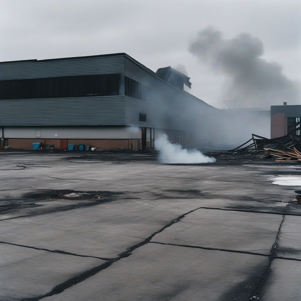 Rusia daña un sitio industrial en Brovary, cerca de Kiev, con drones